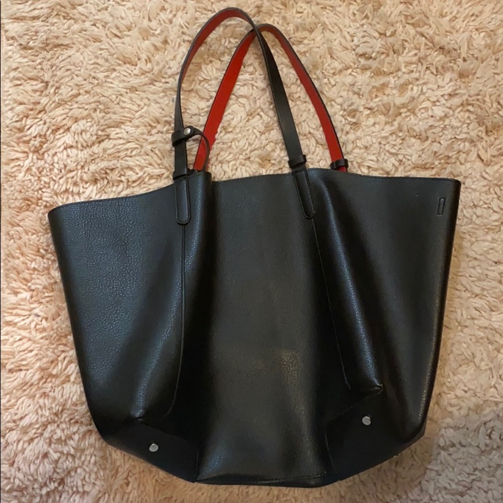 Zara reversible tote bag